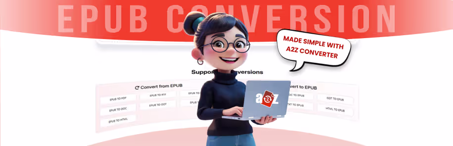 EPUB Conversion Made Simple with A2Z Converter